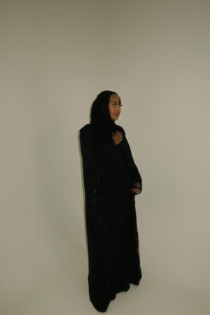 Midnight Crystal Abaya